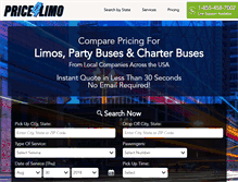 Tablet Screenshot of price4limo.com